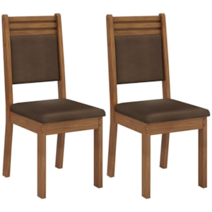 Kit 2 Cadeiras De Jantar 31100 Freijo Veludo Moca DJ Moveis Kit 2 Cadeiras De Jantar 31100 Freijo Veludo Moca DJ Moveis