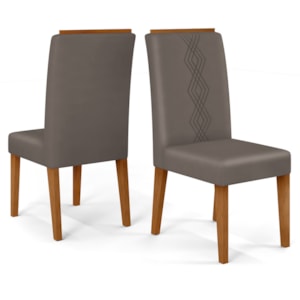 Kit 2 Cadeiras De Jantar Estofadas Yasmin Veludo Lunar Freijo Dj Moveis Kit 2 Cadeiras De Jantar Estofadas Yasmin Veludo Lunar Freijo Dj Moveis