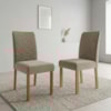Kit 2 Cadeiras Estofadas Madeira Tauari 20227 Suede Joli MOLCI