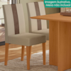 Kit 2 Cadeiras Estofadas MDF Linea Suede Freijo Marfim POLIMAN