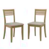 Kit 2 Cadeiras Madeira Macica Taeda 8981 Freijo Festra