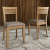 Kit 2 Cadeiras Madeira Macica Taeda 8981 Freijo Festra