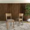 Kit 2 Cadeiras Madeira Macica Taeda 8981 Freijo Festra