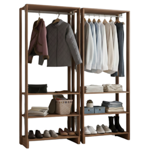 Kit 2 Closet Modulado 3 Prateleiras 200X80 cm EY101 Montana NOVAM