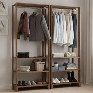 Kit 2 Closet Modulado 3 Prateleiras 200X80 cm EY101 Montana NOVAM