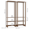 Kit 2 Closet Modulado 3 Prateleiras 200X80 cm EY101 Montana NOVAM