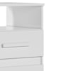 Kit 2 Mesas de Cabeceira Apolo 2 Gavetas 46 cm Branco Flex Moval
