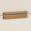 Kit 2 Mesas de Cabeceira Dhara 2 Gavetas 51 cm Freijo Off White Moval