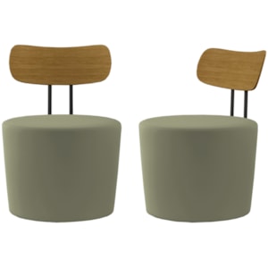 Kit 2 Poltronas Decorativas Lua Veludo SL 940 Moll Kit 2 Poltronas Decorativas Lua Veludo SL 940 Moll