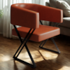 Kit 2 Poltronas Mirela Pes Metal Corino New Dallas VConcept