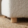 Kit 2 Puff Modular Block 74x74 cm Pes Madeira Boucle TCE 1010 MOLL