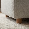 Kit 2 Puff Modular Block 74x74 cm Pes Madeira Boucle TCE 1018 MOLL