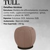 Kit 2 Puff Puf Para Sala Base Metal Chocolate Tull SL 949 Veludo Peer