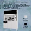 Kit Armario Cozinha 5 Portas 882 Branco Preto POQQ