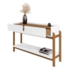 Kit Buffet Aparador 4 Portas 2 Gavetas Lizz Branco Cedro DCASA
