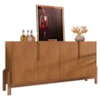 Kit Buffet Aparador 4 Portas 2 Gavetas Lizz Cedro DCASA