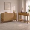 Kit Buffet Aparador 4 Portas 2 Gavetas Lizz Cedro DCASA
