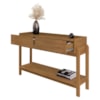 Kit Buffet Aparador 4 Portas 2 Gavetas Lizz Cedro DCASA