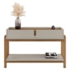 Kit Buffet Aparador 4 Portas 2 Gavetas Lizz Off White Cedro DCASA