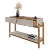 Kit Buffet Aparador 4 Portas 2 Gavetas Lizz Off White Cedro DCASA