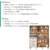Kit Cozinha 5 Portas 3 Gavetas 161 cm Mari Cinamomo Areia ZANZ