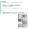 Kit Cozinha 6 Portas 2 Gavetas 120 cm Prisma Branco Absoluto ZANZ