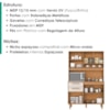 Kit Cozinha 6 Portas 2 Gavetas 120 cm Prisma Cinamomo Areia ZANZ