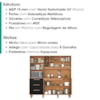 Kit Cozinha 6 Portas 3 Gavetas 182 cm Mari Cinamomo Preto ZANZ