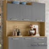 Kit Cozinha 6P 1G 122 cm Genova Freijo Gris KTP