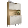 Kit Cozinha 6P 1G 122 cm Genova Freijo Soft KTP