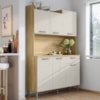 Kit Cozinha 6P 1G 122 cm Genova Freijo Soft KTP