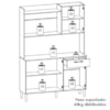 Kit Cozinha 6P 1G 122 cm Genova Freijo Soft KTP
