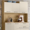 Kit Cozinha 6P 1G 122 cm Genova Freijo Soft KTP