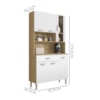 Kit Cozinha 6P 1G 91 cm Golden Freijo Supremo KTP