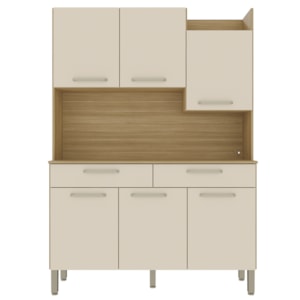 Kit Cozinha 6P 2G 132 cm Modena Freijo Soft KTP Kit Cozinha 6P 2G 132 cm Modena Freijo Soft KTP