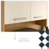 Kit Cozinha 6P 2G 132 cm Modena Freijo Soft KTP