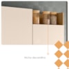 Kit Cozinha 6P 2G 132 cm Modena Freijo Soft KTP