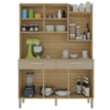 Kit Cozinha 6P 2G 132 cm Modena Freijo Vanilla KTP
