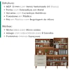 Kit Cozinha 7 Portas 3 Gavetas 208 cm Atria Cinamomo Areia ZANZ