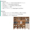 Kit Cozinha 8 Portas 3 Gavetas 242 cm Polar Cinamomo Areia ZANZ