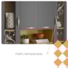 Kit Cozinha 8P 2G 122 cm Golden Freijo Gris KTP
