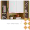 Kit Cozinha 8P 2G 122 cm Golden Freijo Supremo Cp Ripado Freijo KTP