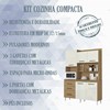 Kit Cozinha Compacta 5 Portas 2001540 Atacama Off White ARMoveis