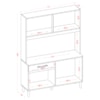 Kit Cozinha Compacta Cleo 8 Portas 121cm Atacama Off White ARMoveis