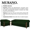 Kit Sofa e Poltrona Decorativa Murano Veludo SL 947 Moll
