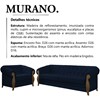 Kit Sofa e Poltrona Decorativa Murano Veludo SL 948 Moll