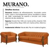 Kit Sofa e Poltrona Decorativa Murano Veludo SL 953 Moll