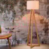 Luminaria De Chao Para Sala Classic Off White Nature Tebar