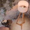 Luminaria De Chao Para Sala Classic Off White Nature Tebar
