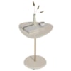 Mesa Apoio Alta MDF Para Sala de Estar 51 cm 4695 Off White ARLY